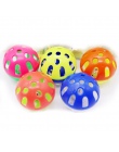 1 pc koty zabawki Hollow Bell śmieszne z tworzywa sztucznego interaktywne Ball Tinkle Puppy gry produktów o średnicy 3 cm zwierz