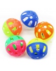 1 pc koty zabawki Hollow Bell śmieszne z tworzywa sztucznego interaktywne Ball Tinkle Puppy gry produktów o średnicy 3 cm zwierz