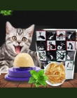 Kot kocimiętka piłka ze smakołykami odżywianie żel Energy Ball przykleić się do ściany zabawka kot się i odetchnąć można też w e
