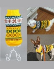 Petalk Snowflower kot sweter z dzianiny zwierzęta domowe są Jumper płaszcz psy kot świąteczne ubranka dla psów dla małych zwierz