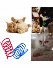 Zabawki dla zwierząt zabawny kotek kot gry zabawki trwałe odporne na zużycie jasny kolor sprężyny zwierzęta Suppli