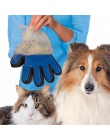 1 sztuk zwierzęta pies kot Grooming Deshedding szczotka silikonowa do usuwania włosów dla zwierząt do czyszczenia kąpieli rękawi