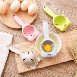 Nowy gospodarstw domowych jajko plastikowe biały Separator żółtka jaja filtr Separator kuchnia pieczenie jajko narzędzia akcesor