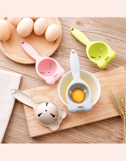 Nowy gospodarstw domowych jajko plastikowe biały Separator żółtka jaja filtr Separator kuchnia pieczenie jajko narzędzia akcesor