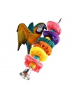 Ptak zabawki do żucia papuga Parakeet Budgie Cockatiel klatka hamak huśtawka zabawki wisząca zabawka