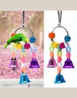 Kolorowe zabawki papuga zawieszenie wiszące most łańcuch zwierzęta ptak papuga zabawki do żucia klatka dla ptaków zabawki dla pa