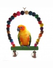 Chamsgend zabawka ptak papuga Parakeet Budgie Cockatiel klatka hamak huśtawka zabawki wisząca zabawka u7112