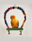 Chamsgend zabawka ptak papuga Parakeet Budgie Cockatiel klatka hamak huśtawka zabawki wisząca zabawka u7112