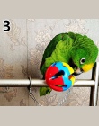 Śliczne Pet ptak z tworzywa sztucznego do żucia piłka łańcuch klatka zabawka dla papuga Cockatiel Parakeet zwierzęta domowe są p