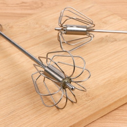 1 sztuk narzędzia kuchenne ze stali nierdzewnej trzepaczka mieszadło mieszanie mikser trzepaczka do jajek spieniacz obrót Hand P