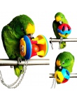 Zwierzęta domowe są ptak z tworzywa sztucznego do żucia piłka łańcuch klatka zabawka dla papuga Cockatiel Parakeet