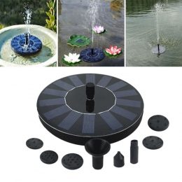 7 V fontanna solarna zestaw do podlewania energii słonecznej pompa basen staw/oczko wodne zatapialna wodospad pływające panel sł