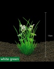 2017 nowy 13 cm podwodne sztuczne rośliny wodne ozdoby do akwarium akwarium zielona woda trawa krajobraz dekoracji