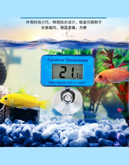 -50 ~ + 70 wodoodporny LCD cyfrowy Fish Tank termometr do akwarium zatapialna termometr wodny kontroli temperatury