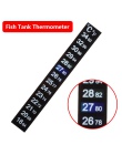 Akwarium akwarium akwarium termometr temperatura naklejki akcesoria do akwarium cyfrowy podwójny skala Stick-on wysokiej jakości