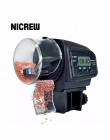 Nicrew 65 mL automatyczny podajnik karmy dla ryb do akwarium Fish Tank automatyczny podajnik z zegarem dozownik do karmienia zwi