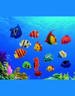 Realistyczne plastikowe sztuczny ruch pływające ryby ozdoby ozdoby do akwarium Fish Tank (losowy kolor i wzór)