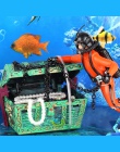 1 sztuk nowy unikalny projekt poszukiwacz skarbów Diver figurka Fish Tank Ornament krajobraz akwarium akcesoria do dekoracji