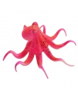 Fluorescencyjne sztuczne Octopus ozdoba do akwarium z przyssawką Fish Tank dekoracji