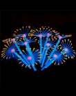 1 sztuk silikonowe świecące sztuczne Fish Tank akwarium rośliny koralowe Ornament podwodny zwierząt domowych Decor darmowa wysył