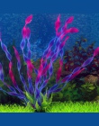Fish Tank akwarium dekoracyjne ozdoby fioletowy zielony sztuczne wodnych plastikowe podwodne woda trawa roślina krajobraz wystró