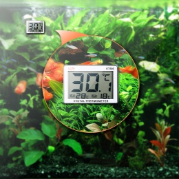 Mini LCD cyfrowy Fish Tank termometr do akwarium termometr wodny 0C ~ 37C Fish Tank akwarium