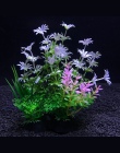 Symulacja sztuczne rośliny akwarium Decor woda chwasty Ornament akwarium z roślinami akwarium trawa 14 Cm dekoracji