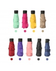 9 kolorów miniaturowy Parasol kieszonkowy kobiety UV małe parasole Parasol dziewczyny anty-uv wodoodporna przenośny Ultralight p