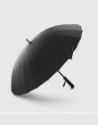 Hot sprzedaż marka deszcz parasol mężczyźni jakości 24 K silne wiatroszczelna z włókna szklanego rama drewniana długa rączka par