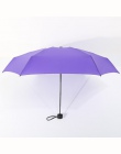 Miniaturowy Parasol kieszonkowy kobiety UV małe parasole 180g deszcz kobiety wodoodporne mężczyźni słońce Parasol wygodne dziewc