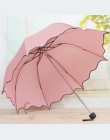 Dla kobiet deszcz parasol 4 składane kobiet parasole uchwyt wygodne zdecydowanie marka księżniczka Craft 92 CM na zewnątrz podró
