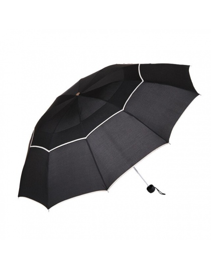 Podwójne Golf parasol deszcz kobiety wiatroszczelna 3 składany duży mężczyzna kobiet parasol nie-automatyczny biznes parasol dla