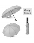 Silny wiatr odporny składany Parasol automatyczny mężczyźni kobiety deszcz 12 żebra duże parasole biznes przenośny długi uchwyt 