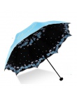 Wysokiej jakości składany Parasol dla kobiet marki podróży anty-uv wiatroszczelna deszcz kwiat modny kobiece dziewczyna Parasol 