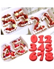 Deserowe silikonowe cyfrowe formy ciasto numery kształt deser narzędzie dekoracyjne na urodziny rocznica ślubu ręcznie 8A0908