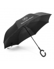 Bla bla długie podwójne Mercedes-Benz parasol automatyczny deszcz uv wysokiej jakości składany parasol samochód dla kobiety mężc