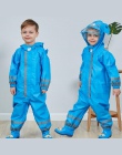 WINSTBROK dziecięcy płaszczyk przeciwdeszczowy deszcz spodnie dla dzieci Cartoon wodoodporna odzież przeciwdeszczowa dziewczyna 