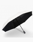 Deszcz słońce Parasol automatyczny anty-uv czarna powłoka 3 składane odporna na wiatr Auto luksusowe duże wiatroszczelne kobiety