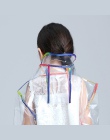 Płaszcz przeciwdeszczowy dla dzieci EVA przezroczysty przezroczysty odzież przeciwdeszczowa z kapturem na zewnątrz turystyka pła