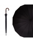 Parachase duży parasol drewniane wiatroszczelna 16 żeber biznesowy japoński w długi uchwyt parasol deszcz kobiety mężczyźni 120 