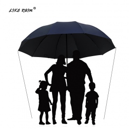 , Takich jak deszcz 152 CM duże parasol deszcz kobiety wiatroszczelna duży składany parasol wysokiej jakości mężczyzn biznesowyc