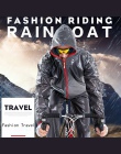 Ulepszona wodoodporna płaszcz przeciwdeszczowy garnitur na zewnątrz moda sport płaszcz przeciwdeszczowy Unisex konna motocykl od
