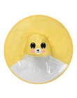 UFO płaszcz przeciwdeszczowy dla dzieci śliczne żółty kaczka pokrowiec przeciwdeszczowy wodoodporna dla parasolka dziecięca pokr