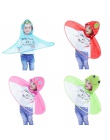 Dla dzieci płaszcz przeciwdeszczowy przezroczyste UFO płaszcze bez rąk wolne od poncho przeciwdeszczowe dla dzieci śmieszne kacz