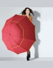 Fancytime duża jakość kobiety parasole wiatroszczelna duża Paraguas parasolki 130 CM Super duże 3 składane duży parasol dla mężc