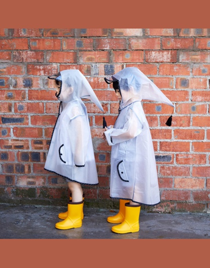 Fancytime wodoodporny płaszcz przeciwdeszczowy z pianki EVA chłopiec płaszcz przeciwdeszczowy dla dzieci dziewczyny wiatroodporn