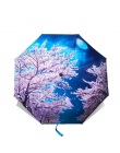, Takich jak deszcz składany Parasol kobiet obraz Van Gogha chińska sztuka Sakura parasole deszcz kobiety wiatroszczelna anty-uv