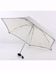 Waga 190g Super lekki i mały składany parasole kobiety Mini słońce Parasol człowiek Parasol podróżny Lady Mini kieszonkowy deszc