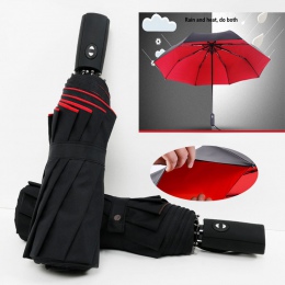 NX automatyczny parasol deszcz kobiety trzy składane parasol anty-uv podwójna warstwa wiatroszczelna słońce kobiety parasole cor