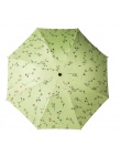 Elegancki kwiatowy anty-uv składane parasole słońce kompaktowy kobiety kobiece panie pani wiatroszczelna deszcz piękny kwiat cuk
